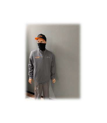 FELPA GRIGIA SENZA CAPPUCCIO MEZZA ZIP Whale’s Bay / Lastek